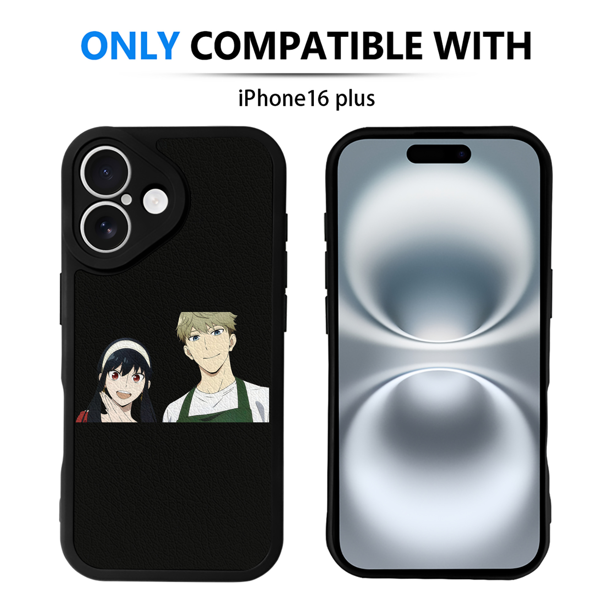 （画像用） SPY×FAMILY间谍家家酒 【iPhone 16シリーズ対応】シリコンスマホケース（レザー調） 材質：シリコン